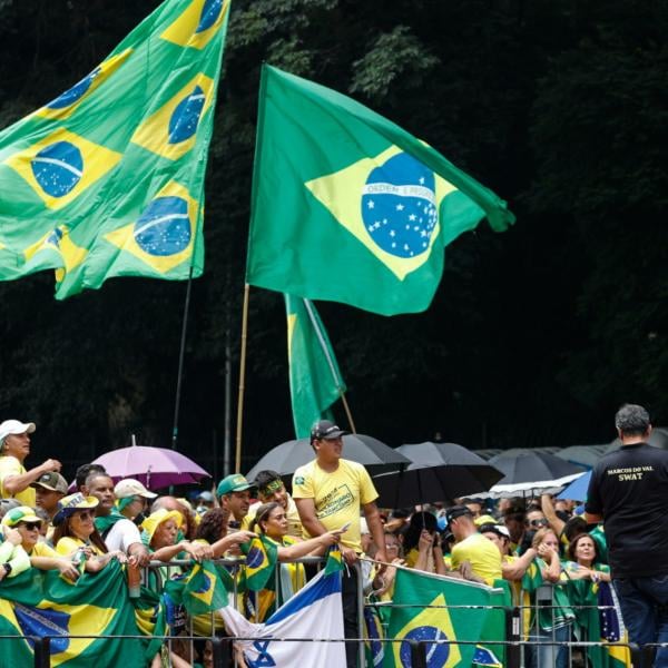 Brasile, Bolsonaro chiede una protesta di massa a San Paolo contro l’accusa di tentato colpo di stato