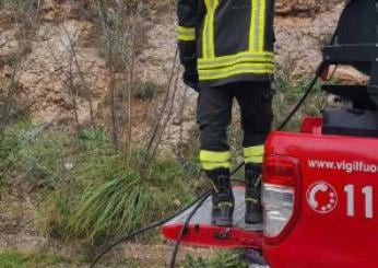 Palermo, incendio in via Conte Federico: in fiamme un capannone, nessun ferito