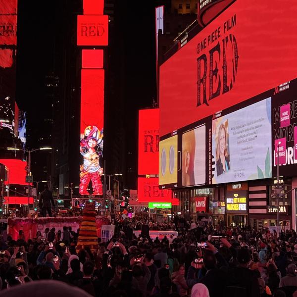 ONE PIECE: RED colora Times Square