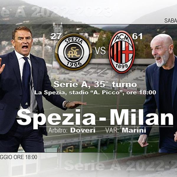 Serie A, il Milan per la 35^ è ospite dello Spezia: chi fa vedere la gara del Picco?