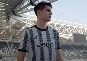 Juventus, presentata la maglia 2022-2023: verrà indossata contro la Lazio