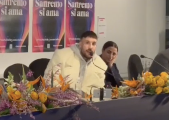 Sanremo 2024, la conferenza stampa post prima serata: Fred De Palma racconta il duetto gli Eiffel 65| VIDEO