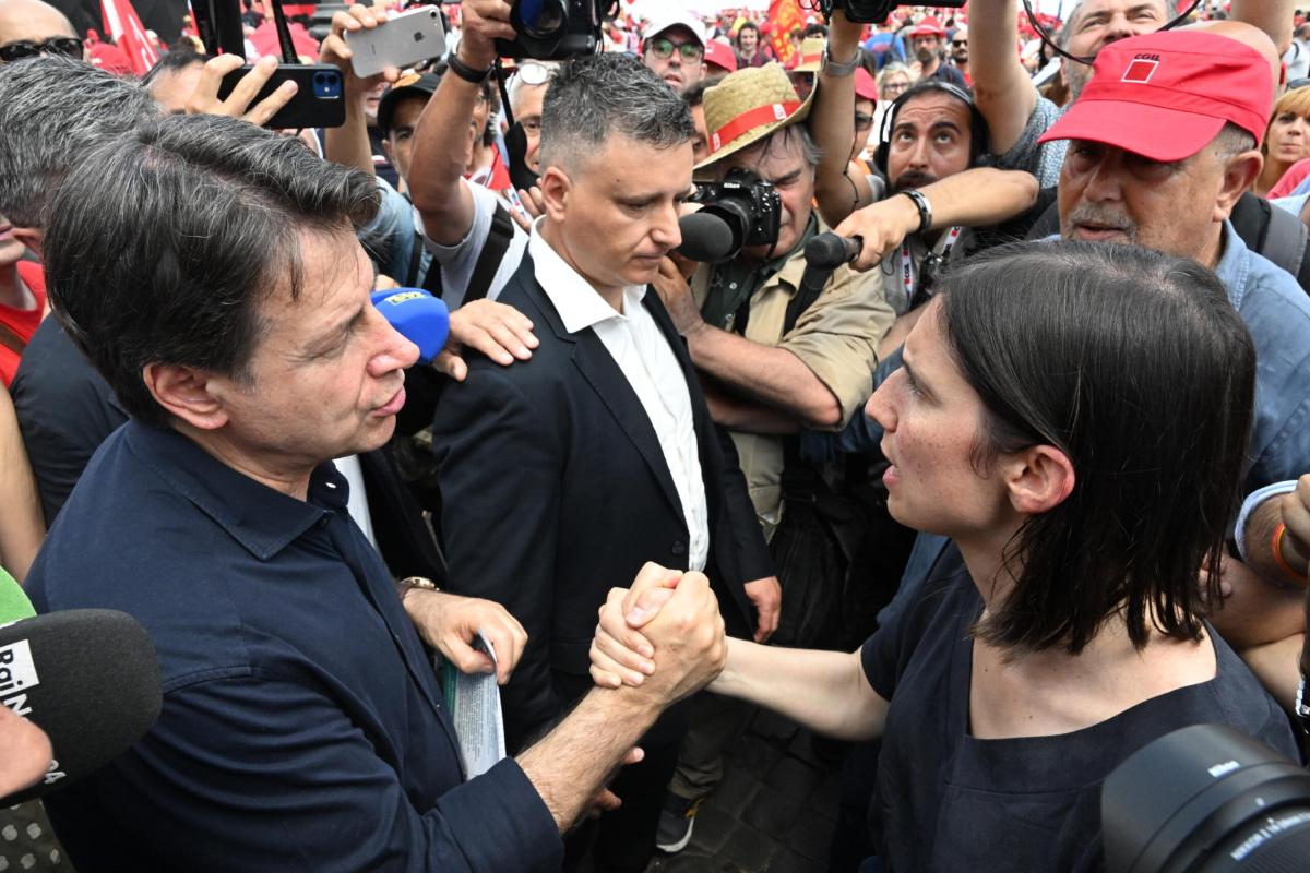 Cgil manifestazione 24 giugno, abbraccio tra Schlein e Conte: l’all…