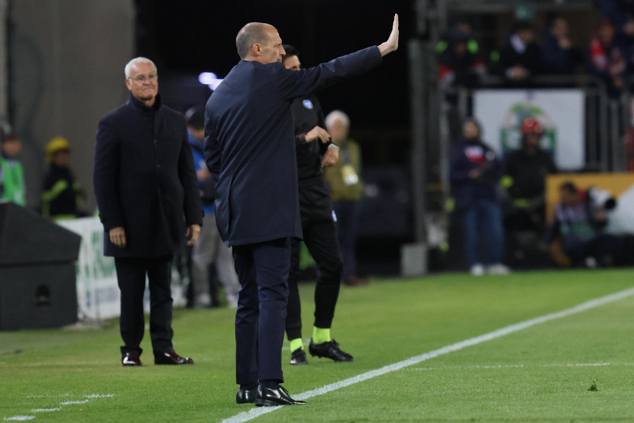 Cagliari-Juventus, Allegri: “Vediamo il bicchiere mezzo pieno. Sulla Lazio e la Coppa Italia…”