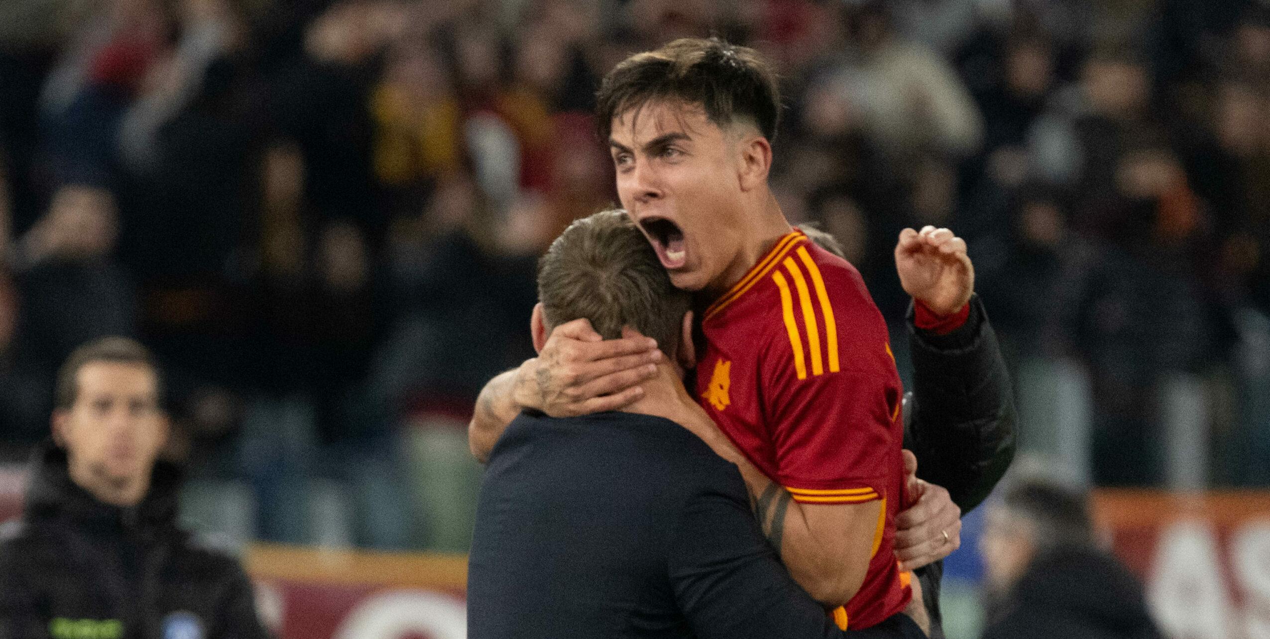 Roma – Torino 3-2, post partita De Rossi: “I campioni sono decisivi, loro non hanno mai mollato”, Dybala: “Mi godo ogni momento”