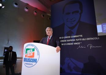 Antonio Tajani eletto nuovo segretario nazionale di Forza Italia, n…