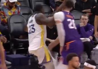 NBA, Draymond Green colpisce Nurkic e viene espulso | VIDEO