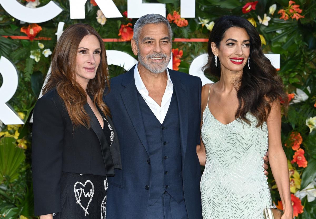 George Clooney e Julia Roberts alla prima di “Ticket to Paradise”