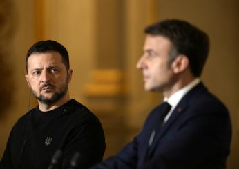 Parigi, conferenza stampa con 20 leader mondiali in sostegno dell’Ucraina. Macron: “Manderemo un messaggio chiaro alla Russia”