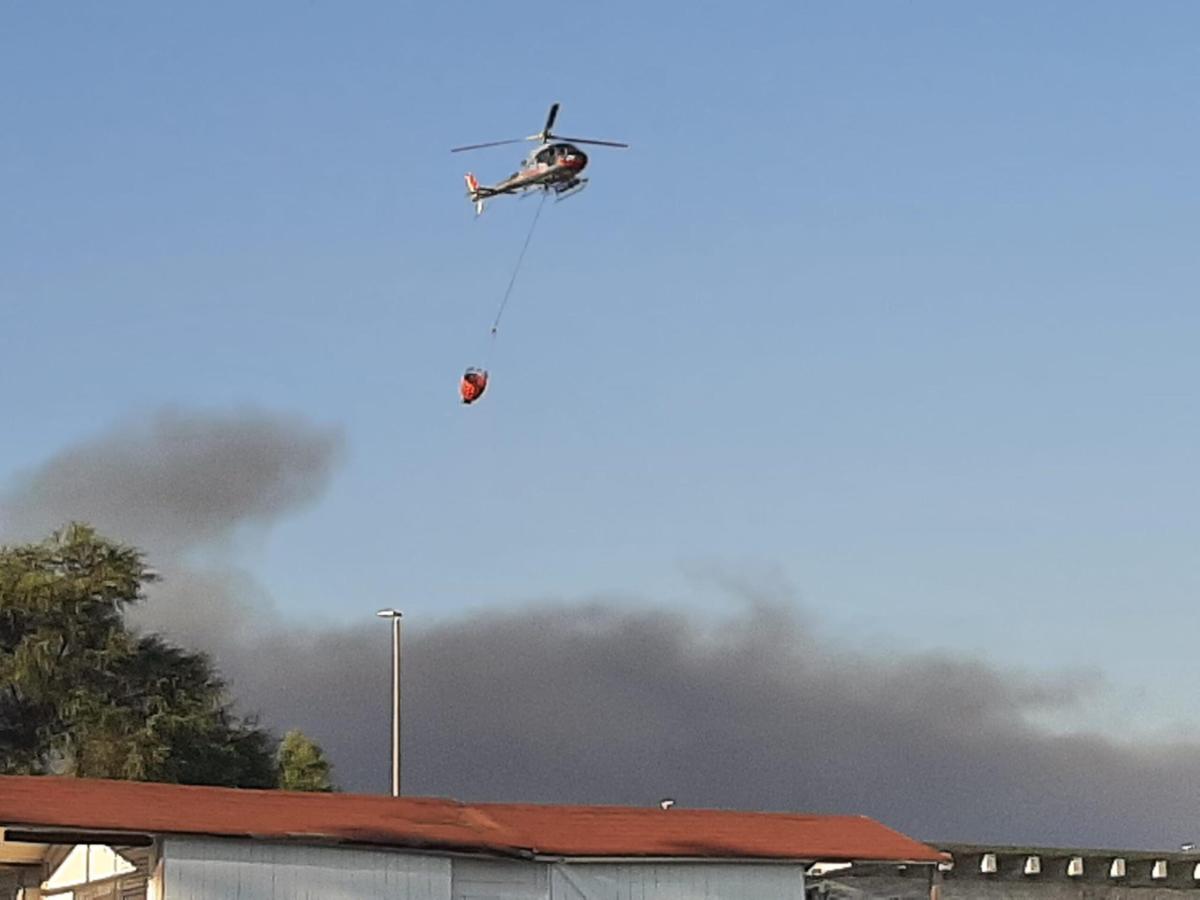 Bari, incendio sul lungomare: enorme colonna di fumo visibile da lontano, non ci sono feriti