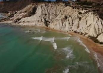 Scala dei Turchi ripulita: rimosso l’intonaco rosso