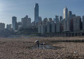 Siccità Cina, il fiume Yangtze in secca e carenze energia