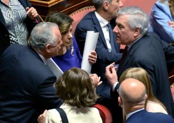 Figuraccia del governo, va sotto in commissione Bilancio: è di Lotito il tiro mancino. Furibondo Tajani: “Datti una calmata”