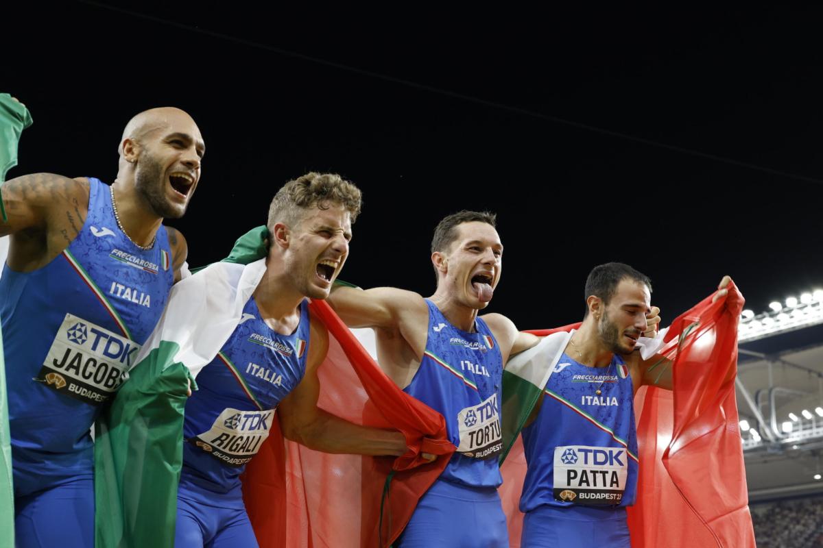 Grande 4×100 ai Mondiali di Budapest. Rigali, Jacobs, Patta e Tortu…