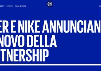 Inter e Nike: giovedì la presentazione delle maglie per la nuova stagione