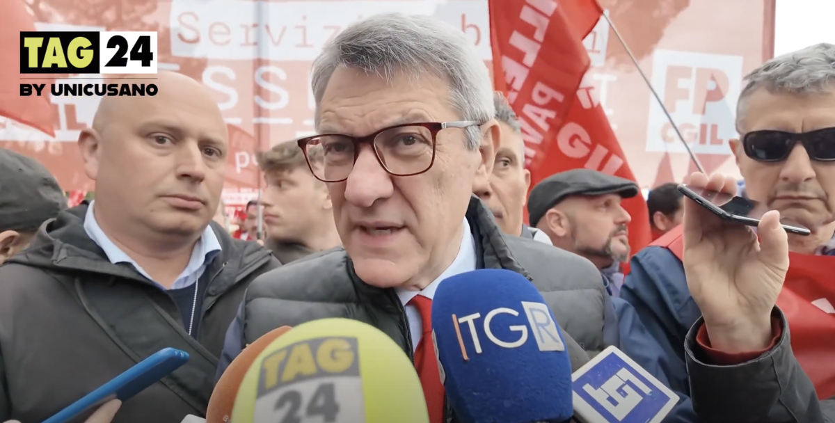 Manifestazione sindacati a Roma, Landini (CGIL): “Il mondo del lavoro non ce la fa più”. Sull’aborto: “E’ un attacco alla democrazia”| VIDEO