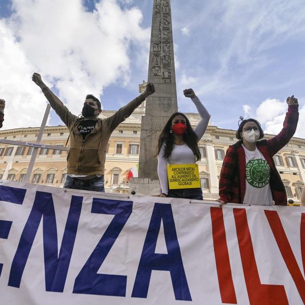 Ex Ilva, i sindacati protestano: manifestazione a piazza Montecitorio