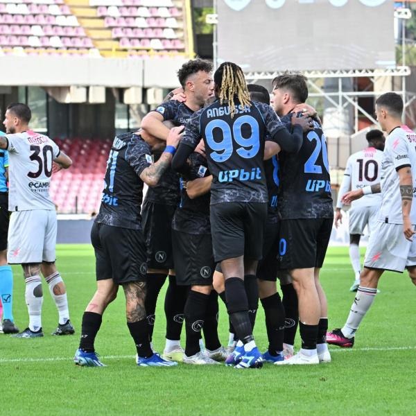 Salernitana-Napoli 0-2, Raspadori-Elmas gol. Cronaca e tabellino