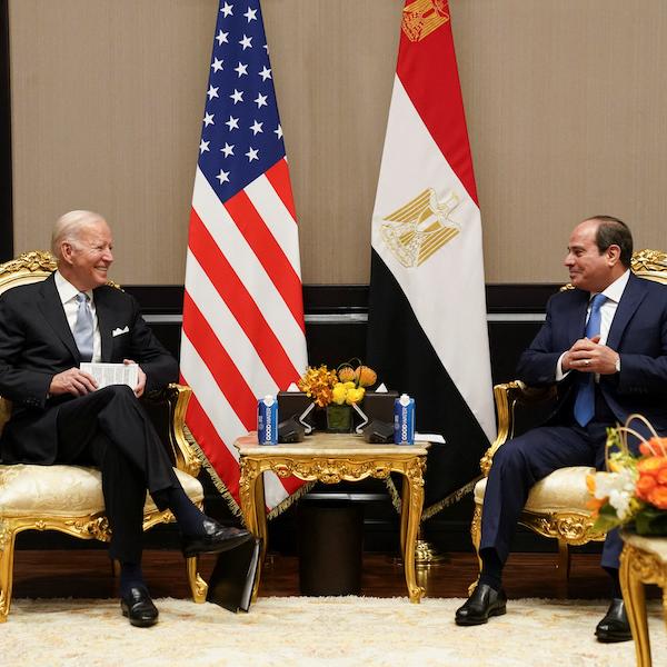 Cop27, Sisi a Biden: “Abbiamo una strategia per i diritti umani”