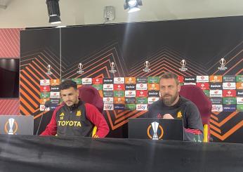 Europa League 2024 Roma – Bayer Leverkusen, conferenza stampa De Rossi: “Loro campioni con la testa sgombra, penso a diverse soluzioni” Paredes: “Voglio fare sempre meglio” | VIDEO