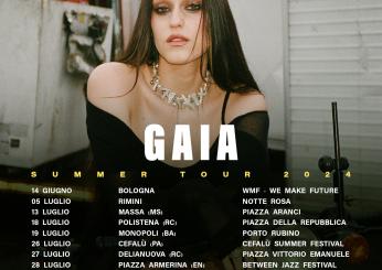 Gaia annuncia le date del tour 2024: scaletta, biglietti dei prossimi concerti