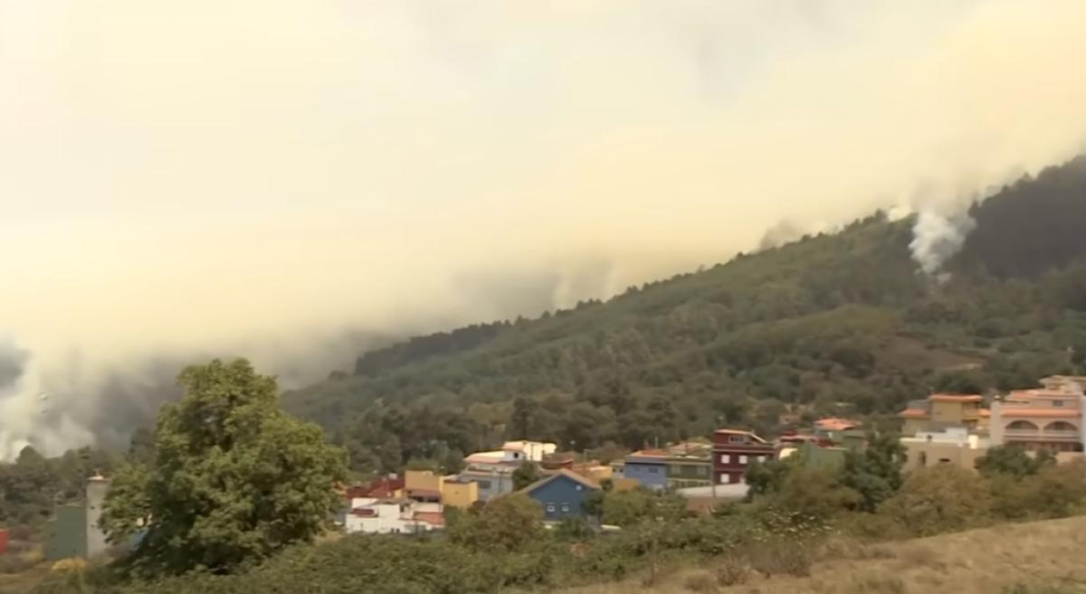 Incendio boschivo Tenerife, dove? La mappa dei roghi