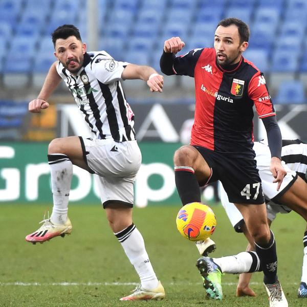 Serie A, Udinese-Genoa: dove vederla in Tv e streaming, arbitri, defezioni, precedenti e formazioni