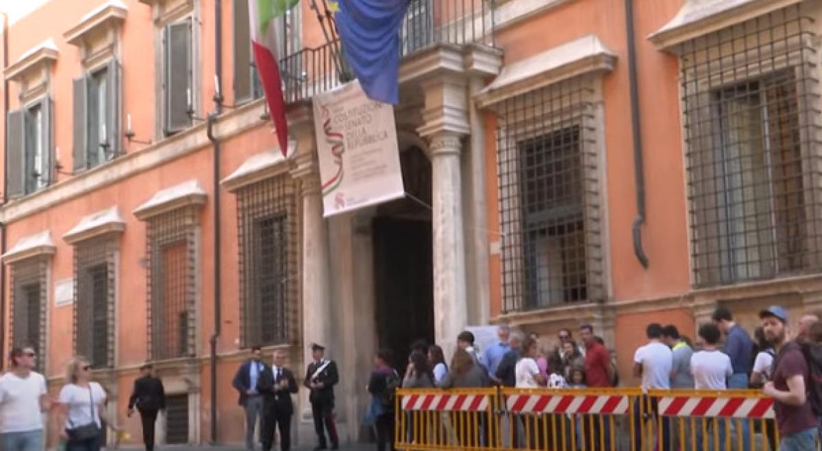 Palazzo Giustiniani, sul sito del Senato cancellato un pezzo di storia