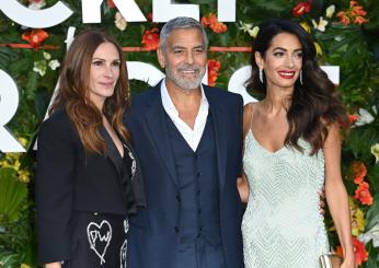 George Clooney e Julia Roberts alla prima di “Ticket to Paradise”