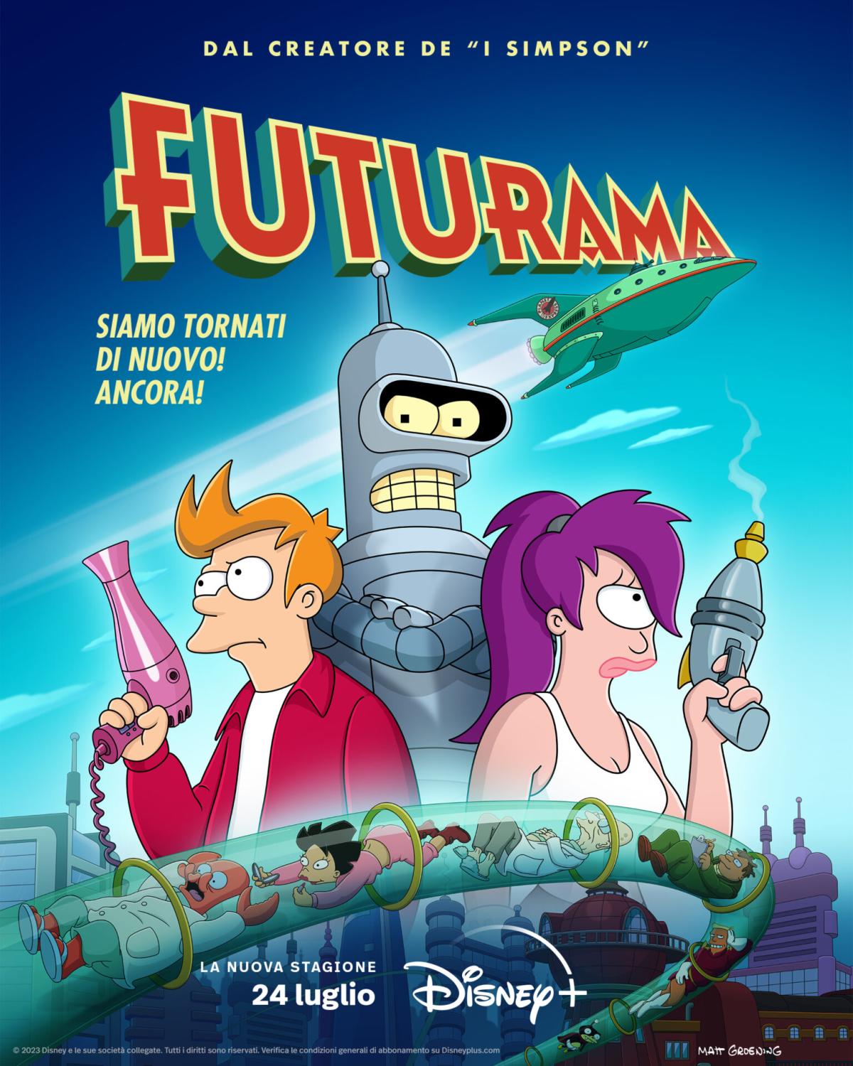 Futurama, il trailer e il poster della stagione 11 annunciano la da…