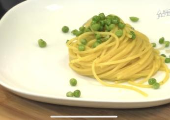 La carbonara di pisellini secondo l’attore Bruno Petrosino