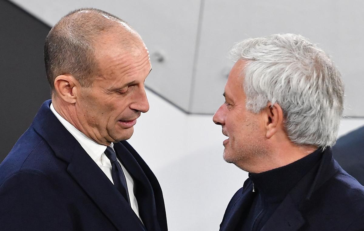 Juventus – Roma 1-0 interviste post partita, Mourinho: “Sconfitta immeritata, messo tanta personalità”, Allegri: “Fatto grande girone di andata”