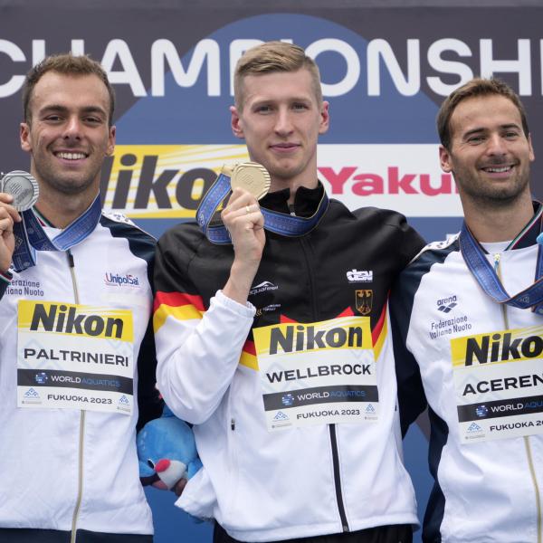 Nuoto, Mondiali di Fukuoka: Paltrinieri e Acerenza sul podio della 5 km!