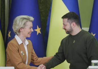 Kiev, primo vertice di guerra tra Von der Leyen e Zelensky: “Sanzioni più decise contro la Russia”