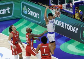 Mondiali basket 2023, l’Italia vince anche contro Porto Rico e vola ai quarti: ora Lituania o Team USA