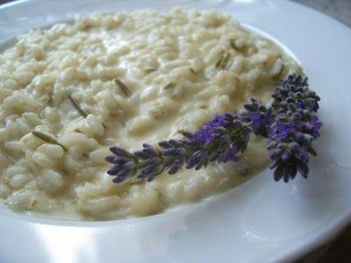 Il risotto alla lavanda