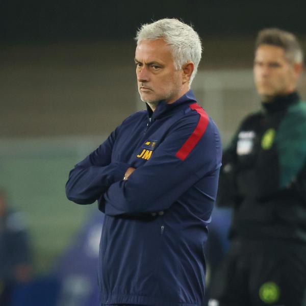 Verona-Roma, Mourinho: “Fortuna meritata. Non penso al derby”