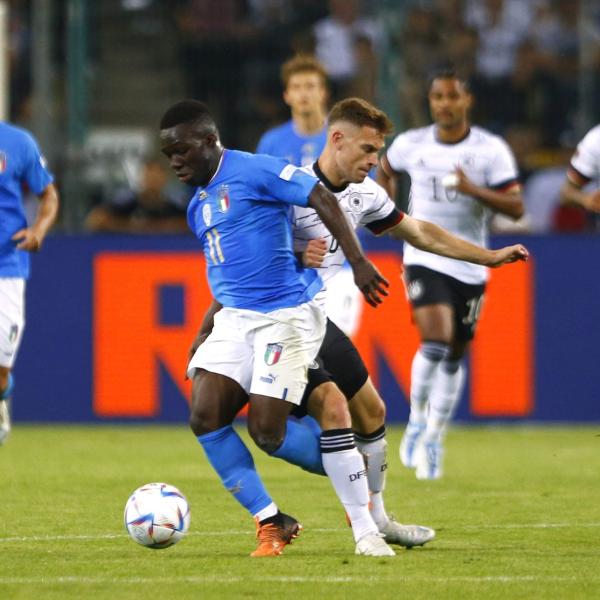 Germania-Italia 5-2, prima rete in Azzurro per Gnonto