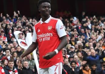 Saka rinnova con l’Arsenal: ufficiale l’accordo fino al 2027