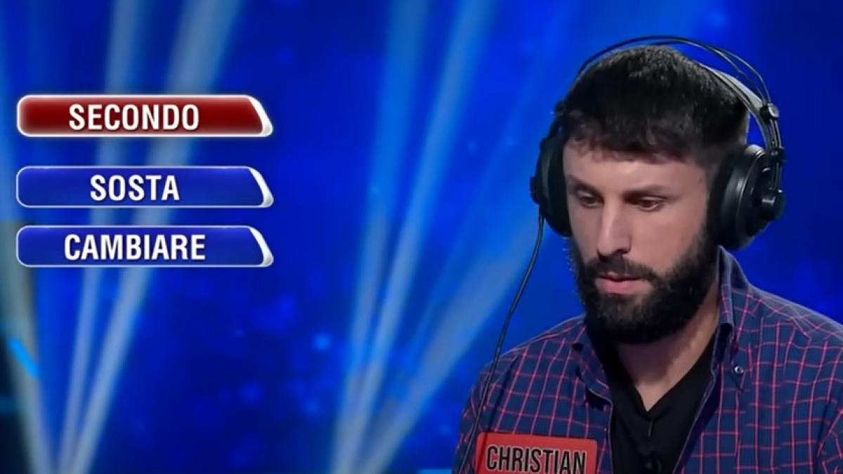 L’Eredità, dopo 25 puntate Christian Giordano viene eliminato: quanto ha vinto in totale