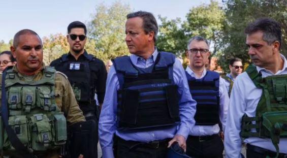 David Cameron Israele kibbutz