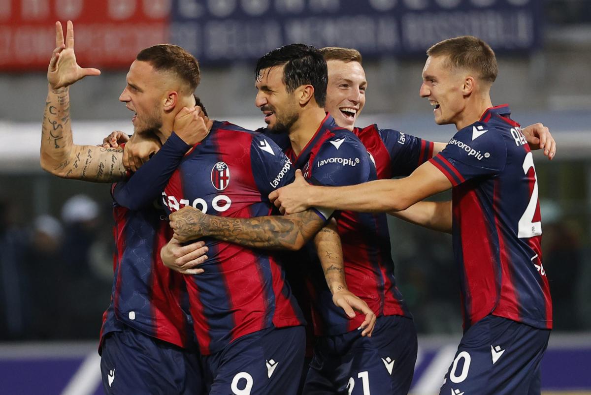 Serie A, il Bologna batte il Sassuolo, crisi Samp