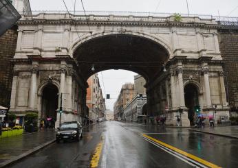 Genova, commerciante sale sul Ponte Monumentale e minaccia il suicidio