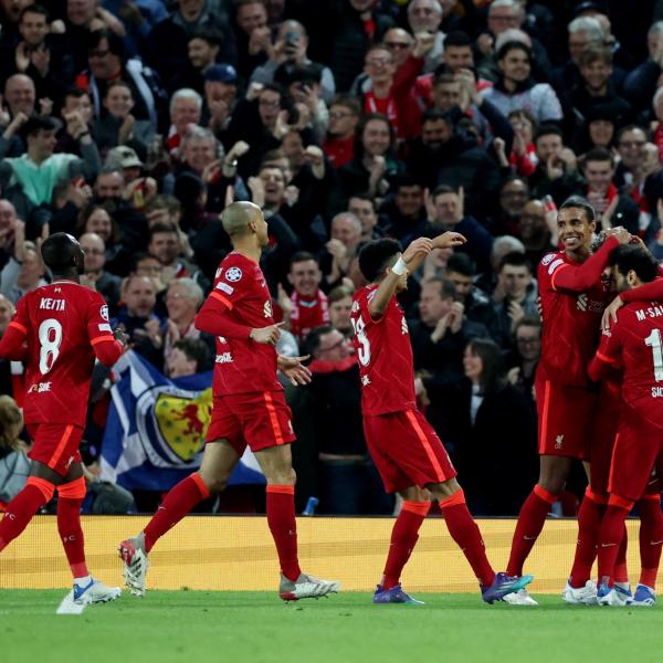 Liverpool-Benfica 3-3: Reds in semifinale