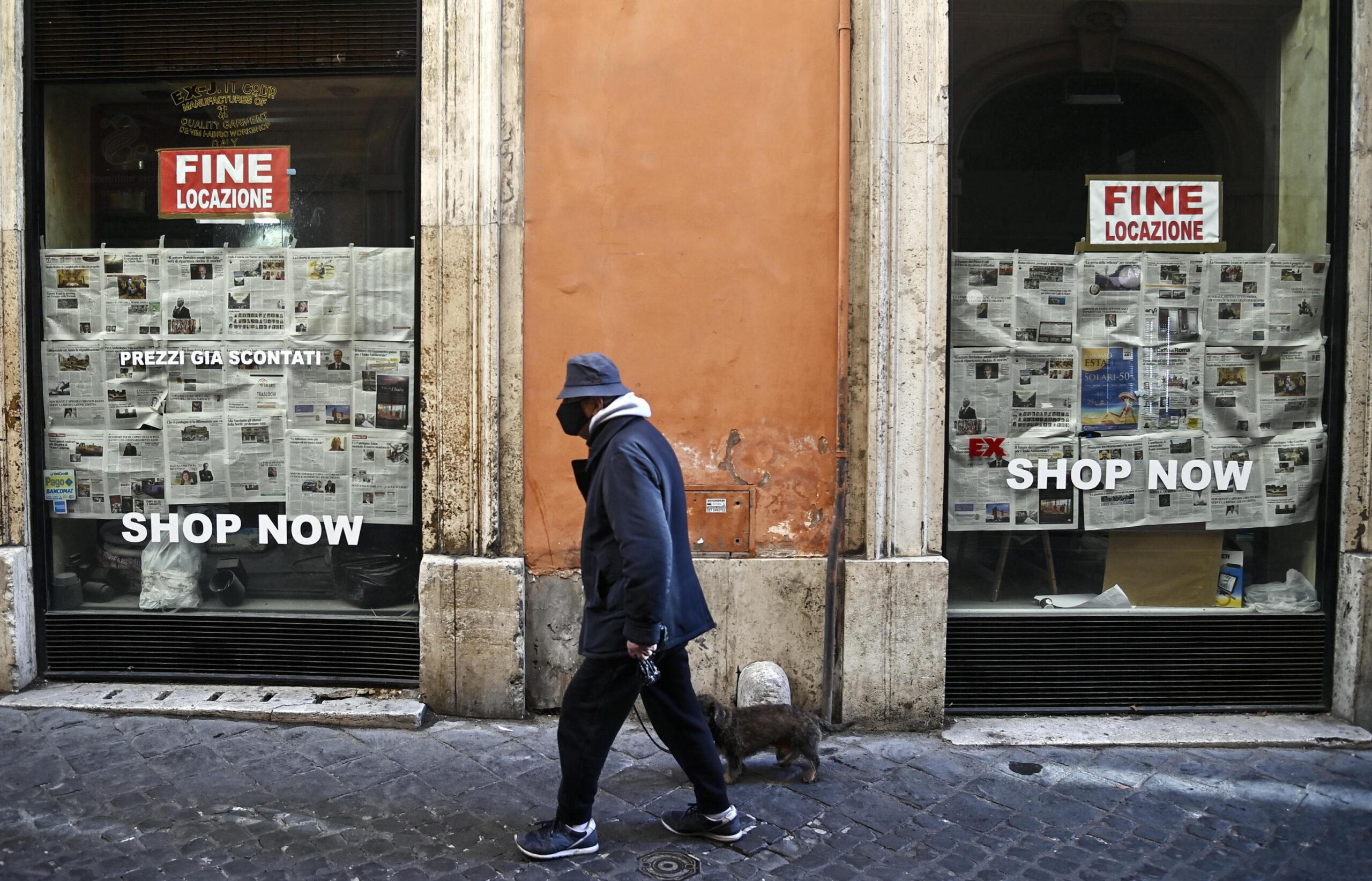 Commercio, nel 2022 spariti due negozi ogni ora