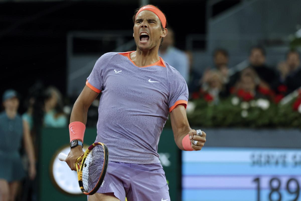 Madrid Open 2024, Nadal al terzo turno: vendetta servita a De Minaur