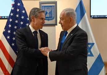 Israele, Blinken incontra Netanyahu a Tel Aviv: “Non vi abbandoneremo”