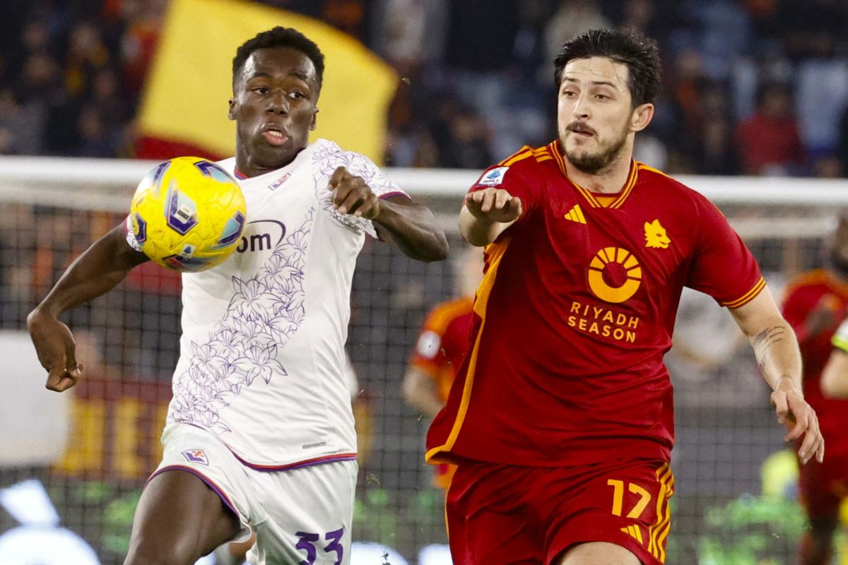 Roma-Fiorentina 1-1, Quarta risponde a Lukaku. Rosso al belga