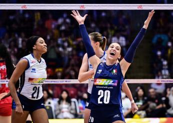 Nations League Volley, l’Italia femminile batte il Giappone e vola al quinto posto!