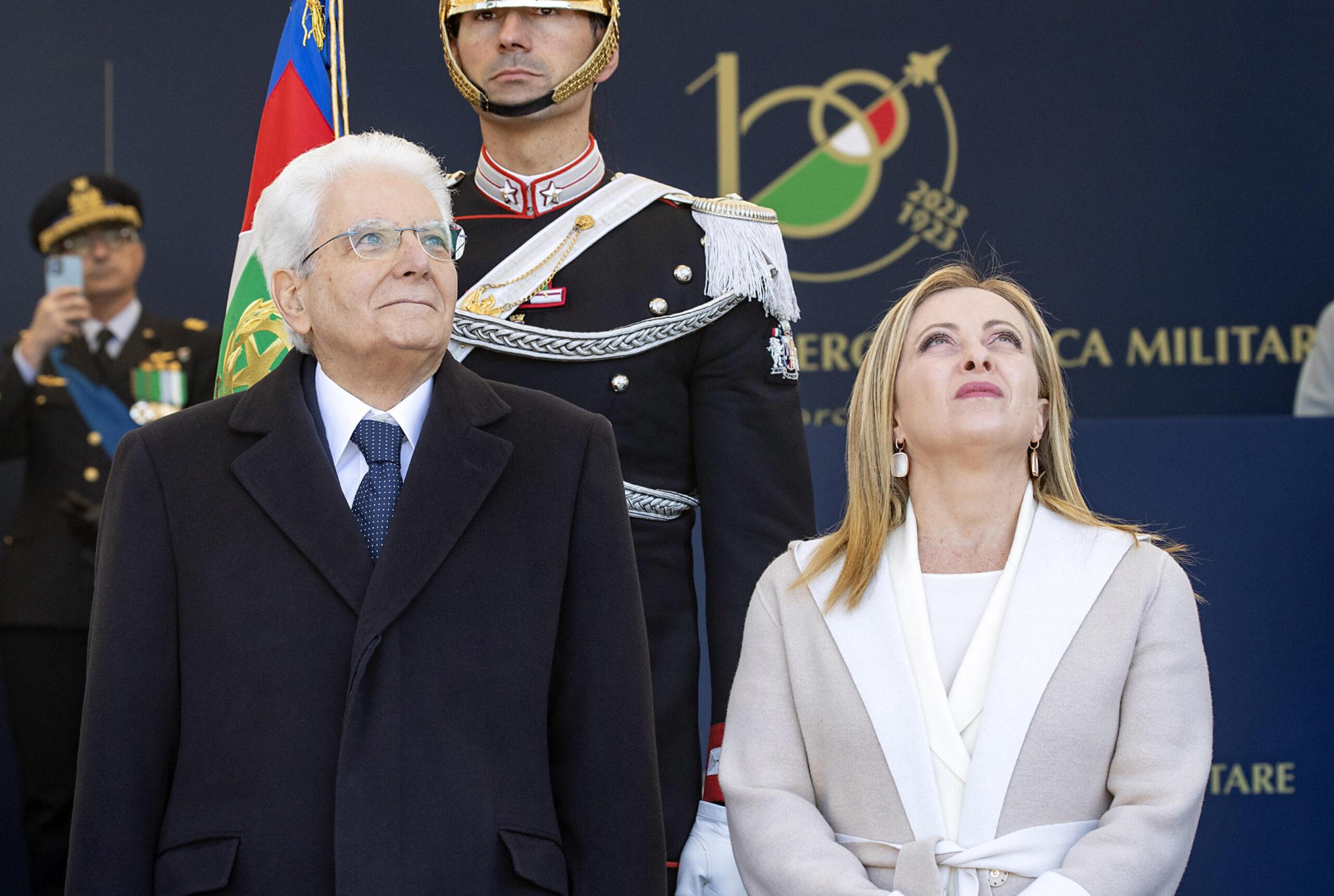 Giorgia Meloni al Quirinale per la Festa della Repubblica